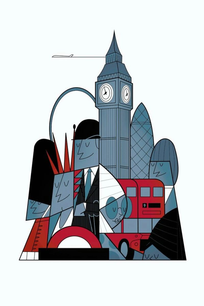 London poster by Ale Giorgini
