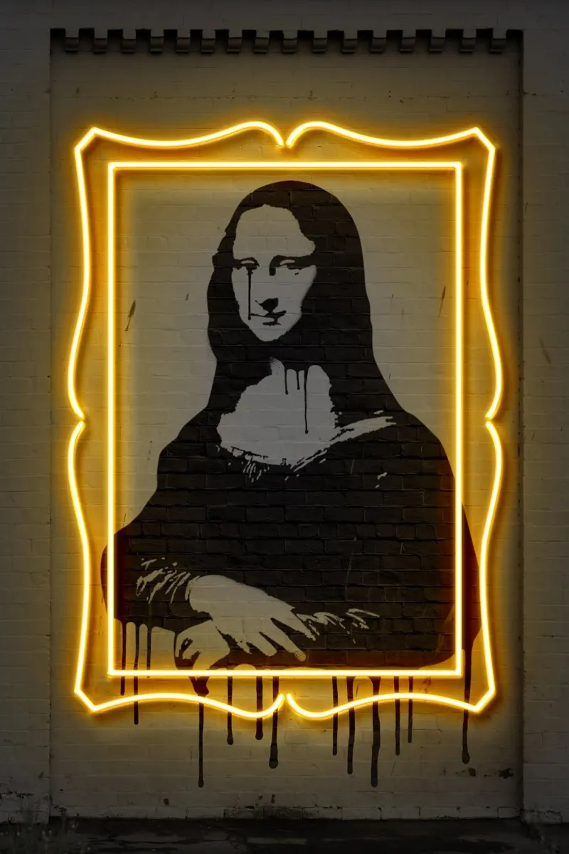 Mona Lisa pellicola backlit da Octavian