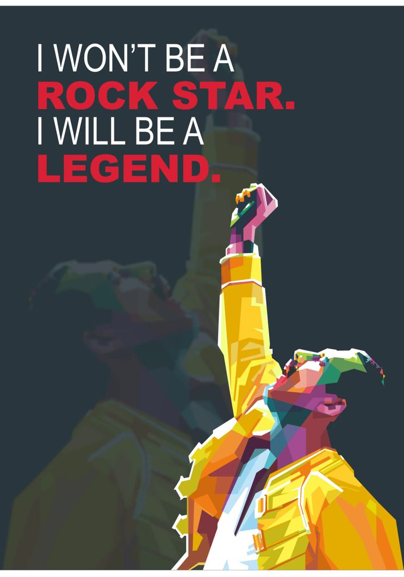 Legend Quotes Trending Poster von Alkahfsmart