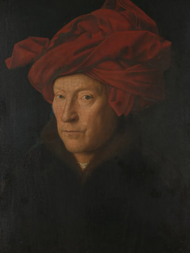 Jan Van Eyck - Portrait of a Man canvas by William Store