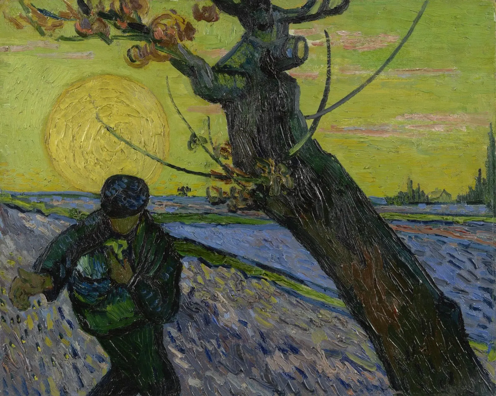 Vincent van Gogh - Il seminatore poster da Timeless Artworks