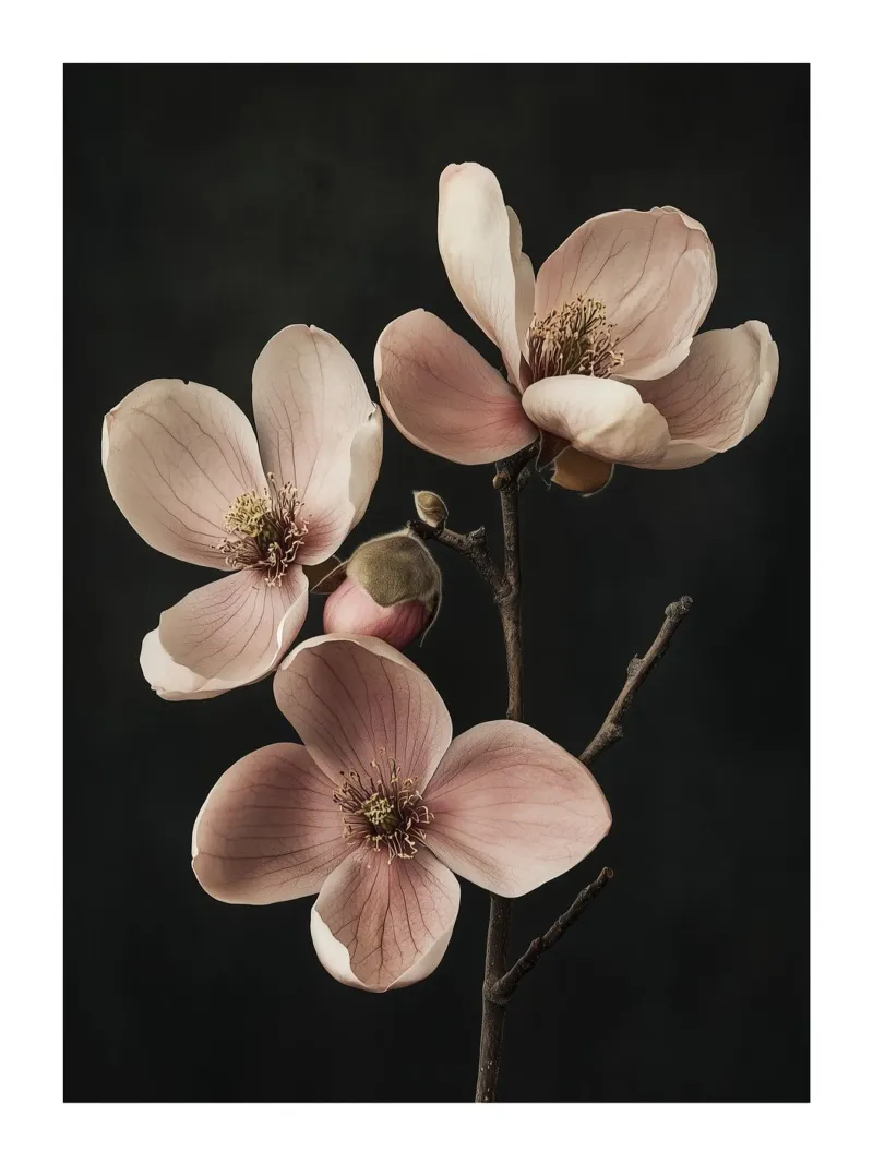 Magnolia in fiore poster da Flora & Horizon