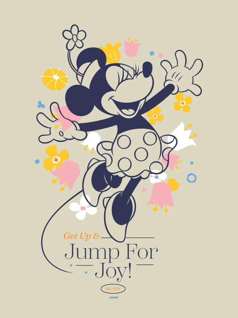 Minnie Mouse - Joy carta hahnemühle da Mickey Mouse