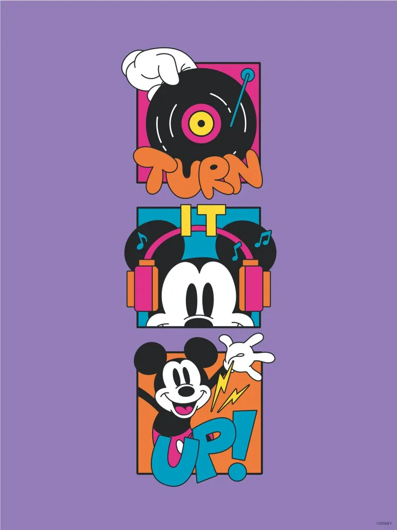 DJ Mickey alluminio dibond da Mickey Mouse