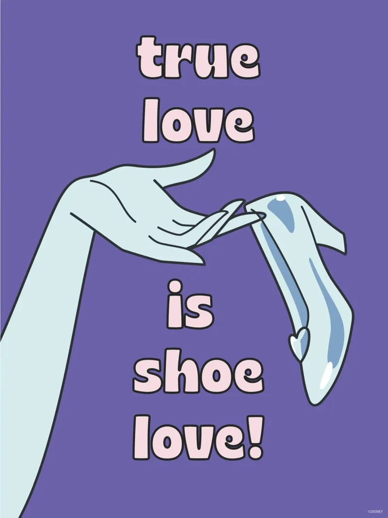 Aschenputtel - wahre Liebe Poster mit Kunststoffrahmen von Disney Princess
