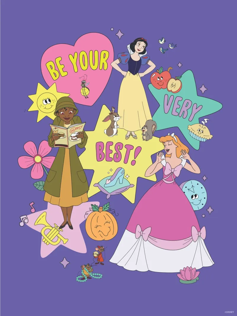 Disney Prinzessinnen - be your very best! poster con telaio in plastica da Disney Princess