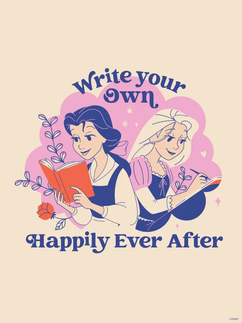 Belle & Rapunzel: Geschichten voller Magie acrylic glass by Disney Princess