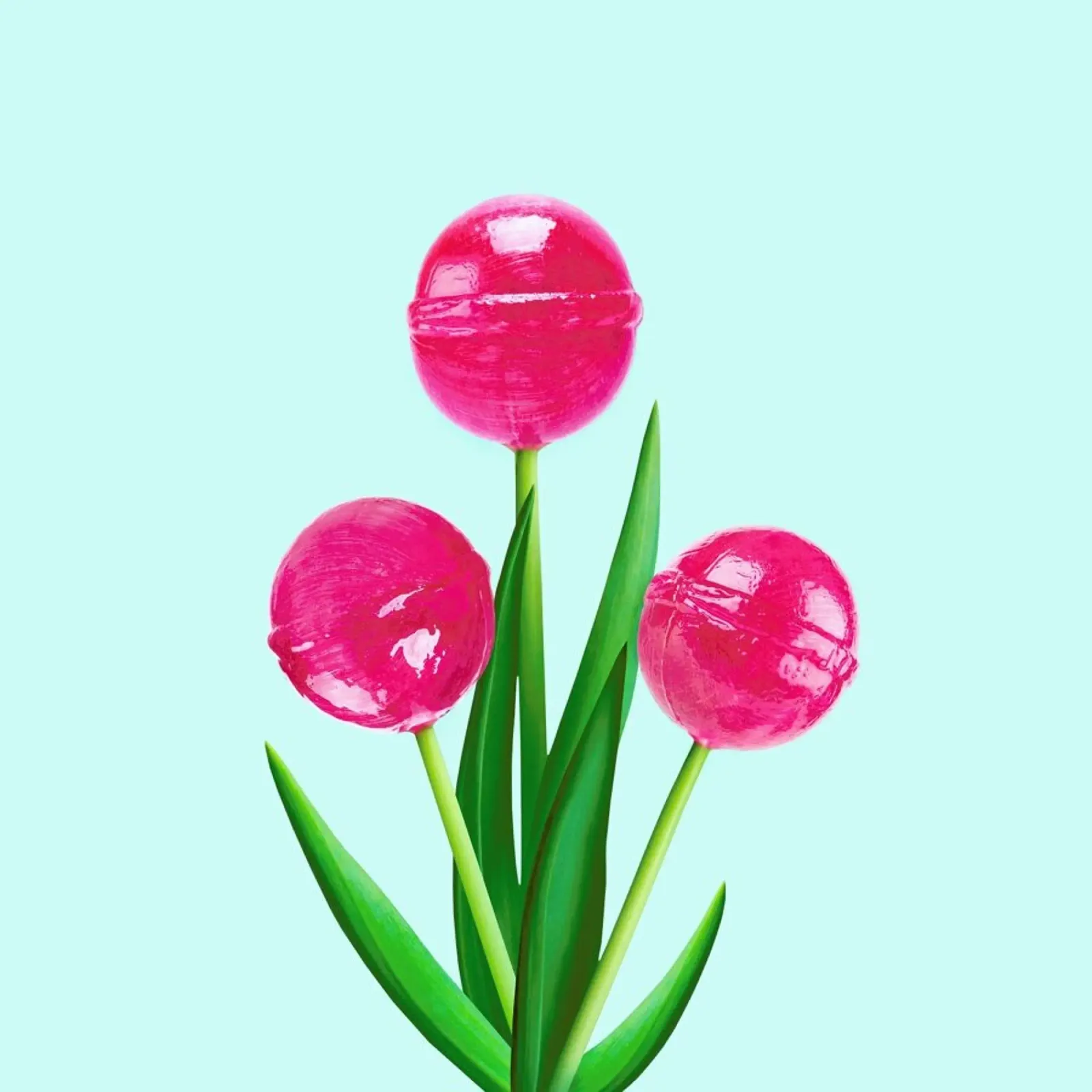 Lollipop Tulips 1 pellicola backlit da Paul Fuentes Design