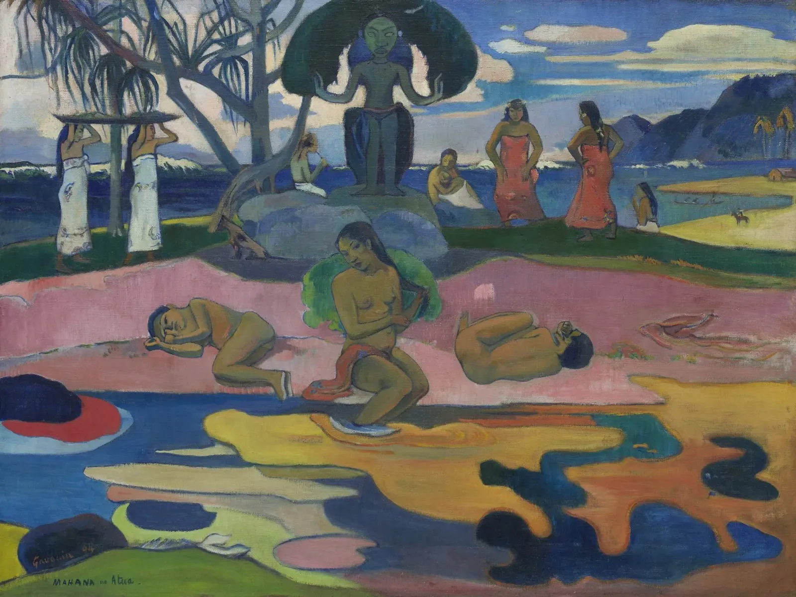 Paul Gauguin - Mahana no atua (Day of the God) hahnemühle by Timeless Artworks