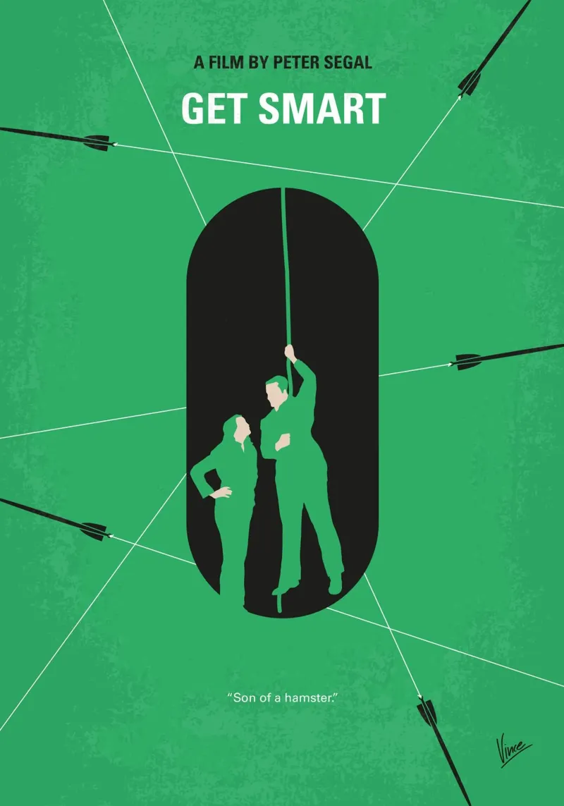 No1356 My Get Smarter minimal movie poster poster da Chungkong