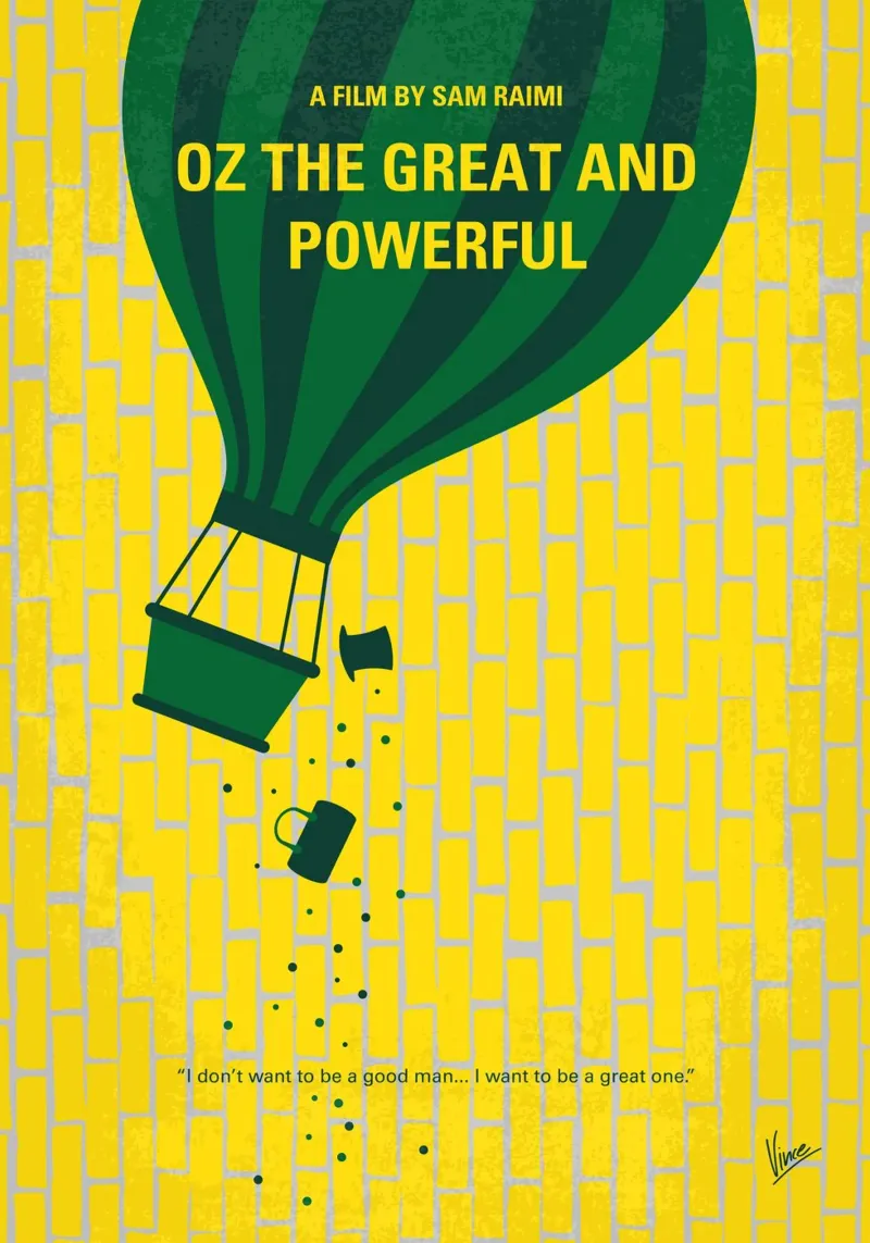 No1362 My Oz the Great and Powerful minimal movie poster poster da Chungkong
