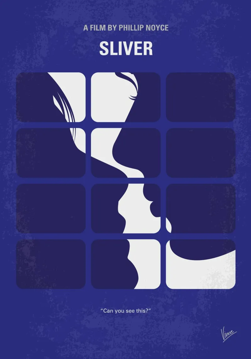 No1373 My Sliver minimal movie poster plexiglass da Chungkong