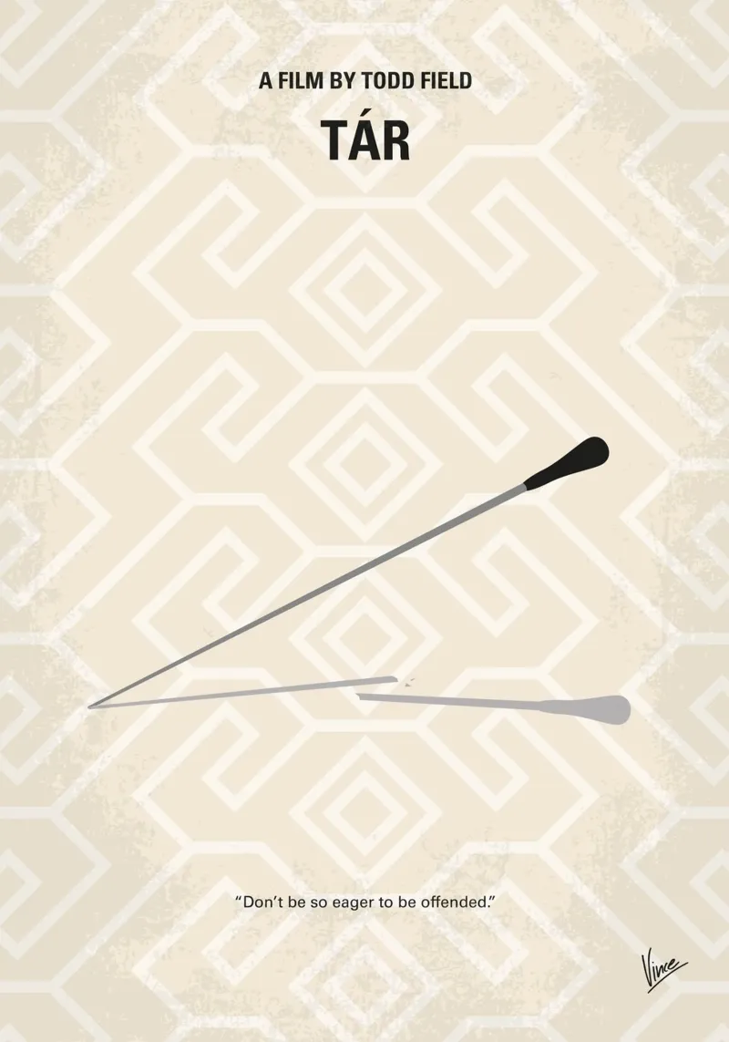 No1382 My Tar minimal movie poster poster con telaio in alluminio da Chungkong