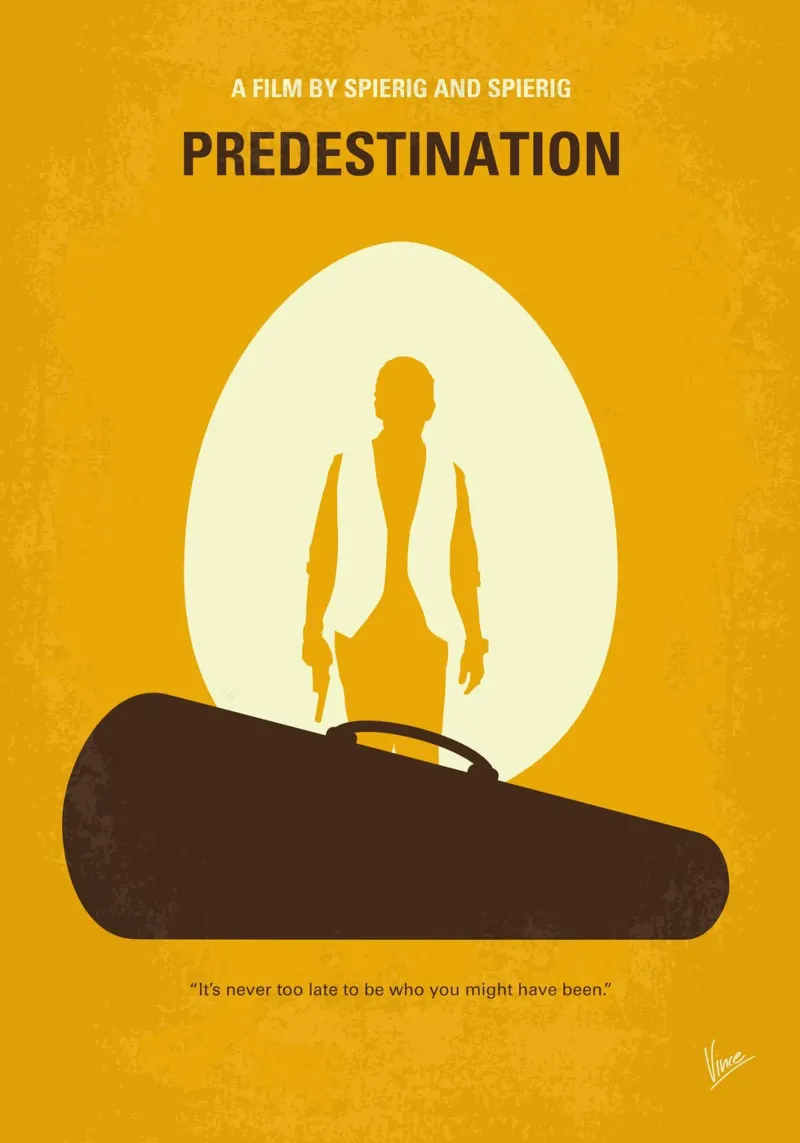No1384 My Predestination minimal movie poster plexiglass da Chungkong