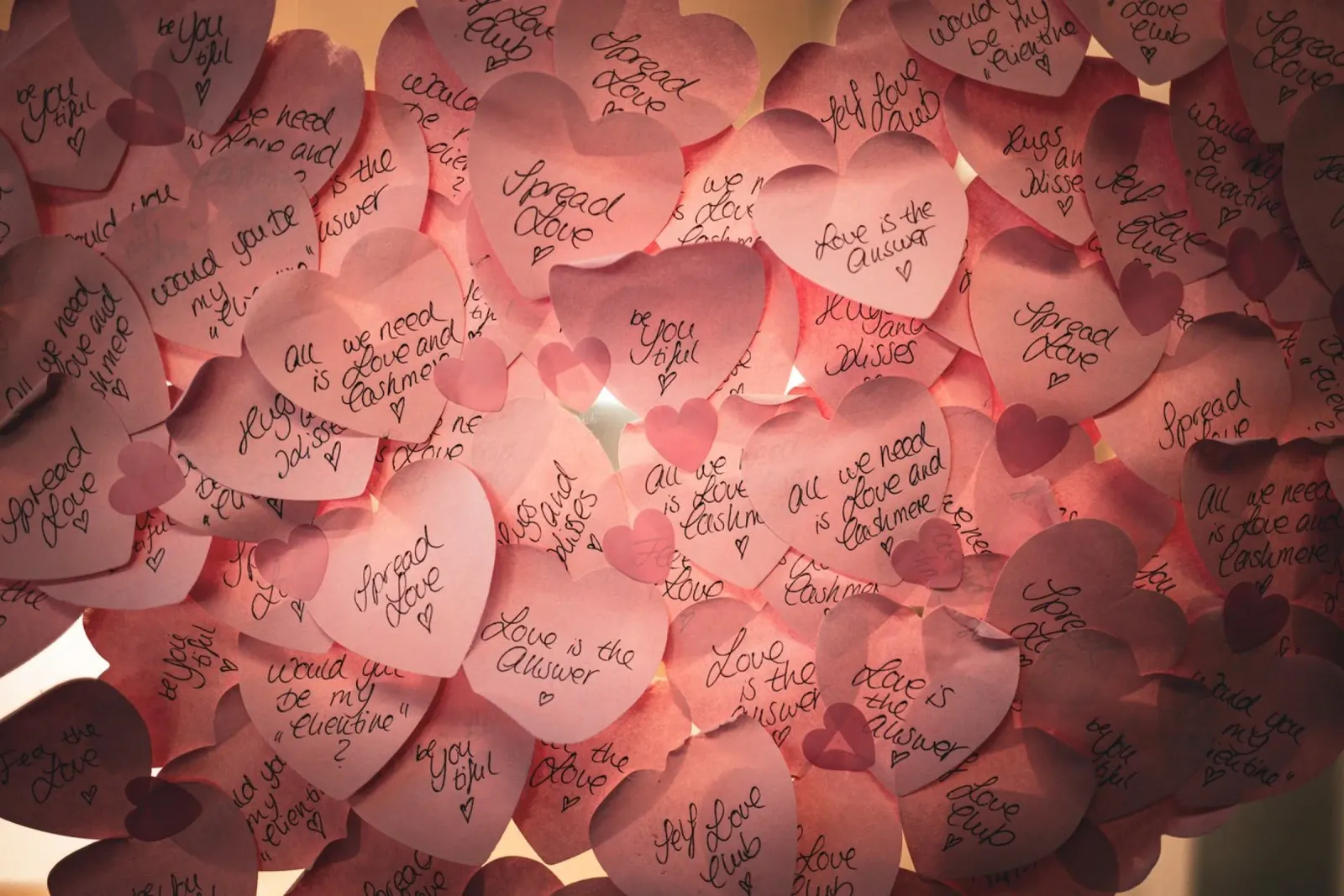 Valentinstag poster con telaio in legno da Flo Klein