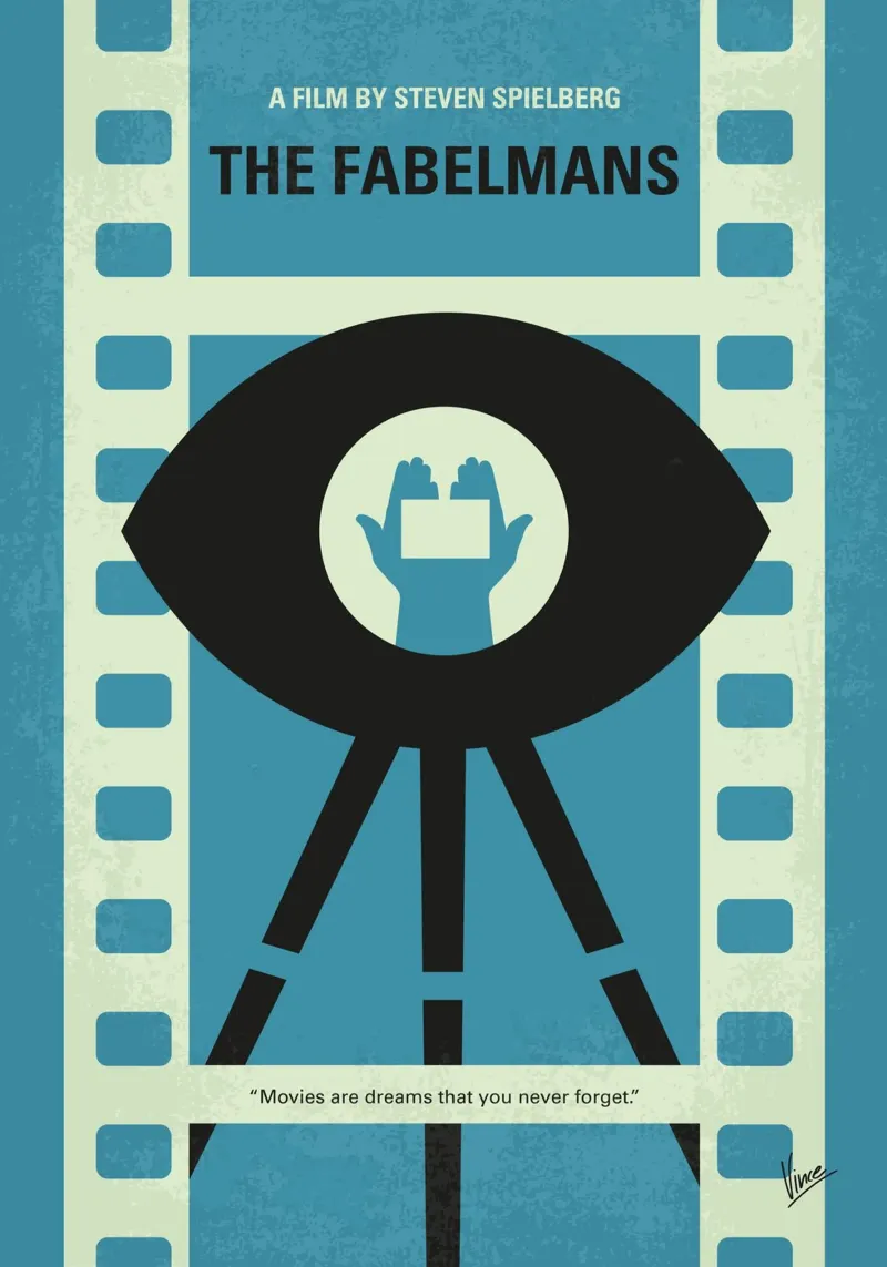 No1397 My The Fabelmans minimal movie poster plexiglass da Chungkong