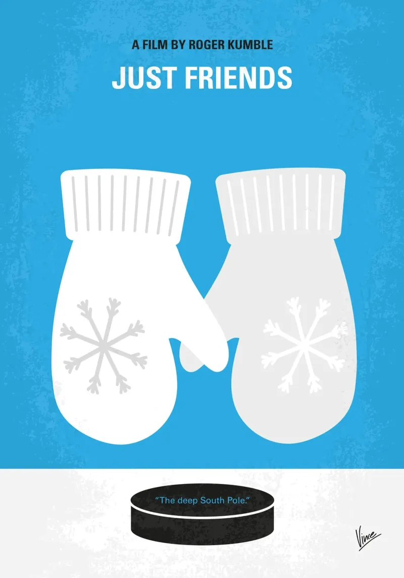 No1414 My Just Friends minimal movie poster poster con telaio in plastica da Chungkong