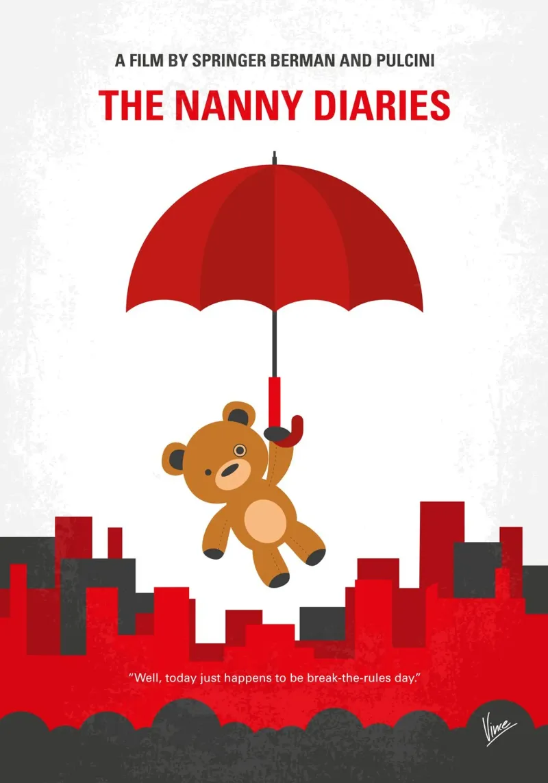 No1426 My The Nanny Diaries minimal movie poster poster con telaio in plastica da Chungkong