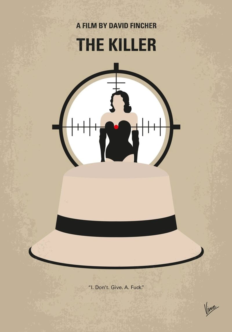No1433 My The Killer minimal movie poster poster by Chungkong