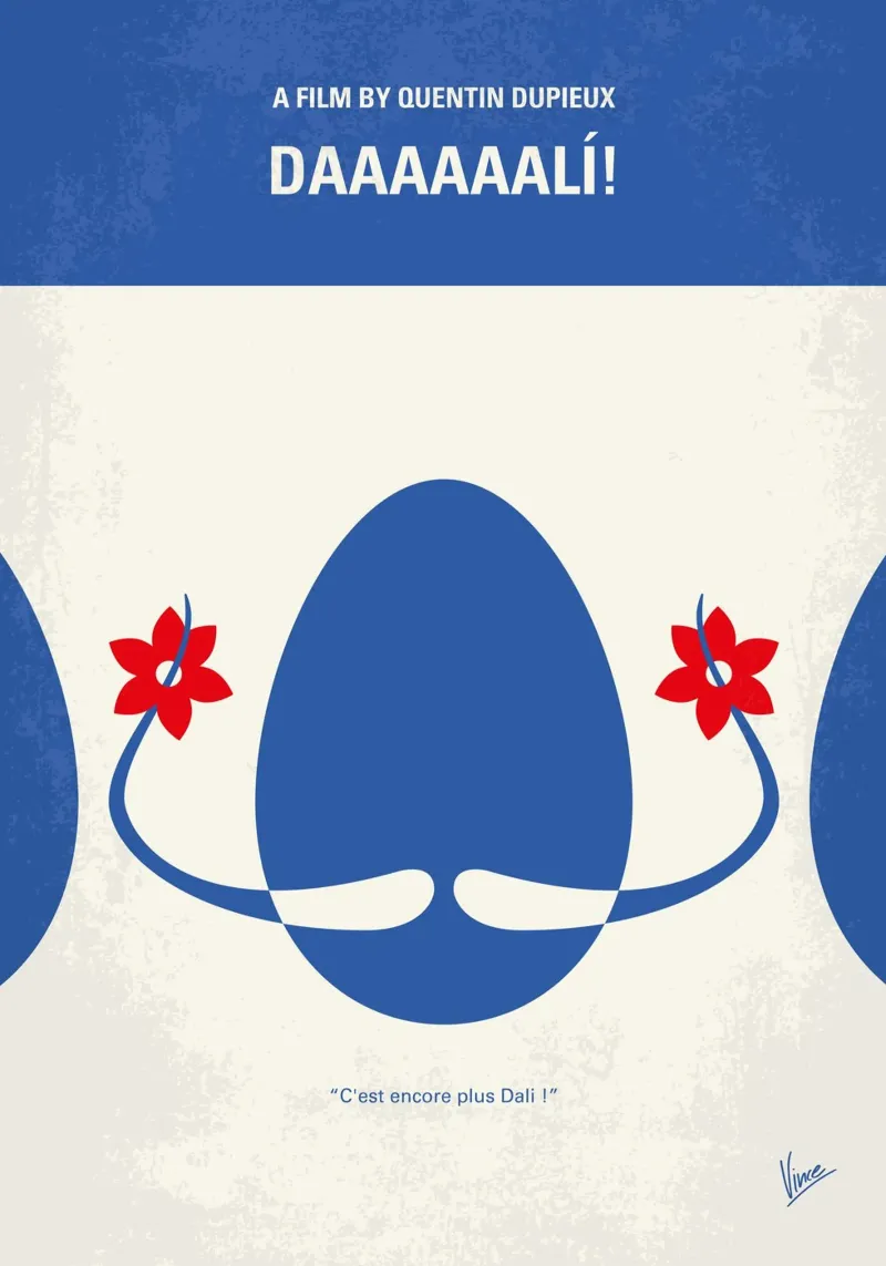 No1451 My Daaaaaali! minimal movie poster hahnemühle by Chungkong