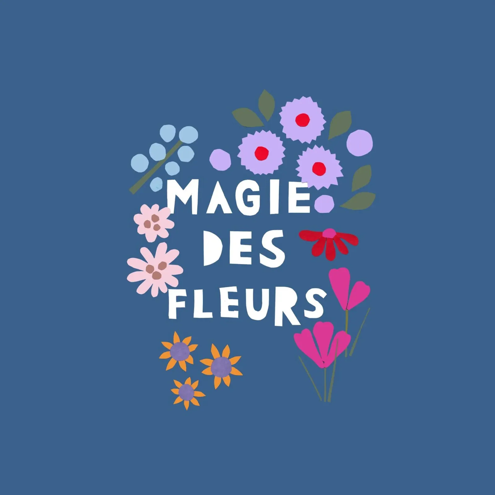 Magie des Fleurs blau carta hahnemühle da Iris Knabenschuh Design