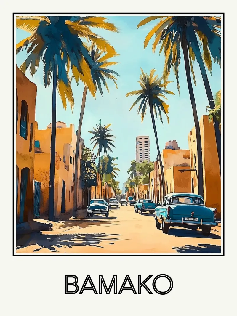 Bamako poster da Frame the World