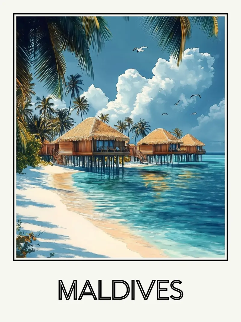 Maldive alluminio dibond da Frame the World