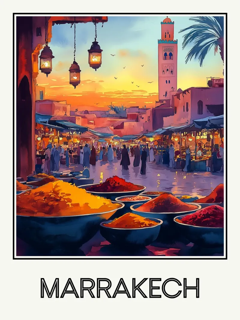 Marrakech plexiglass da Frame the World