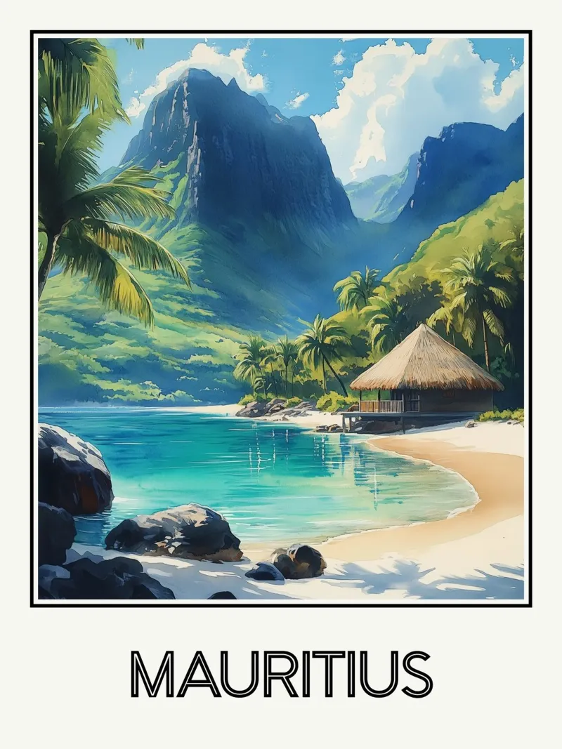 Mauritius plexiglass da Frame the World