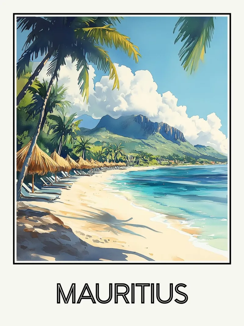 Mauritius plexiglass da Frame the World