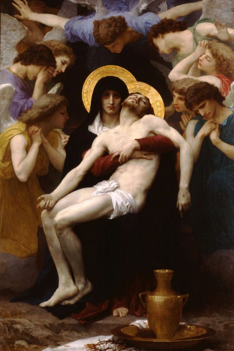 William-Adolphe Bouguereau - Pietà poster da Timeless Artworks