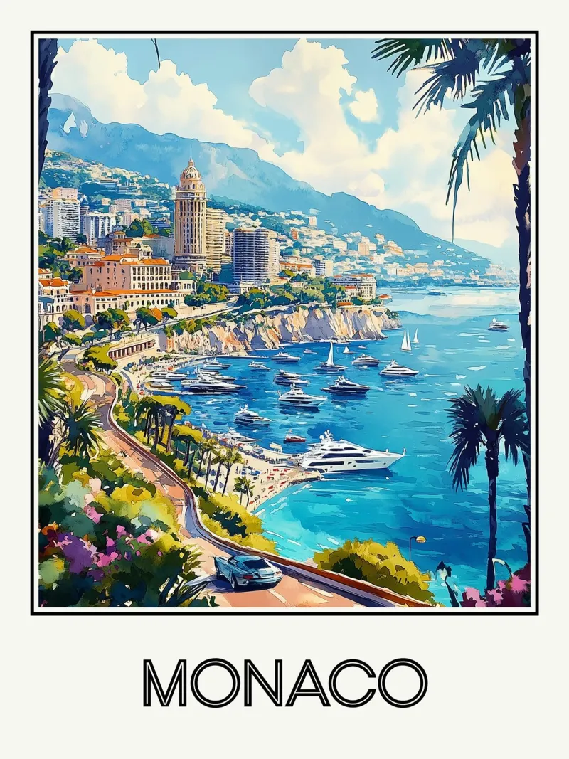 Monaco plexiglass da Frame the World
