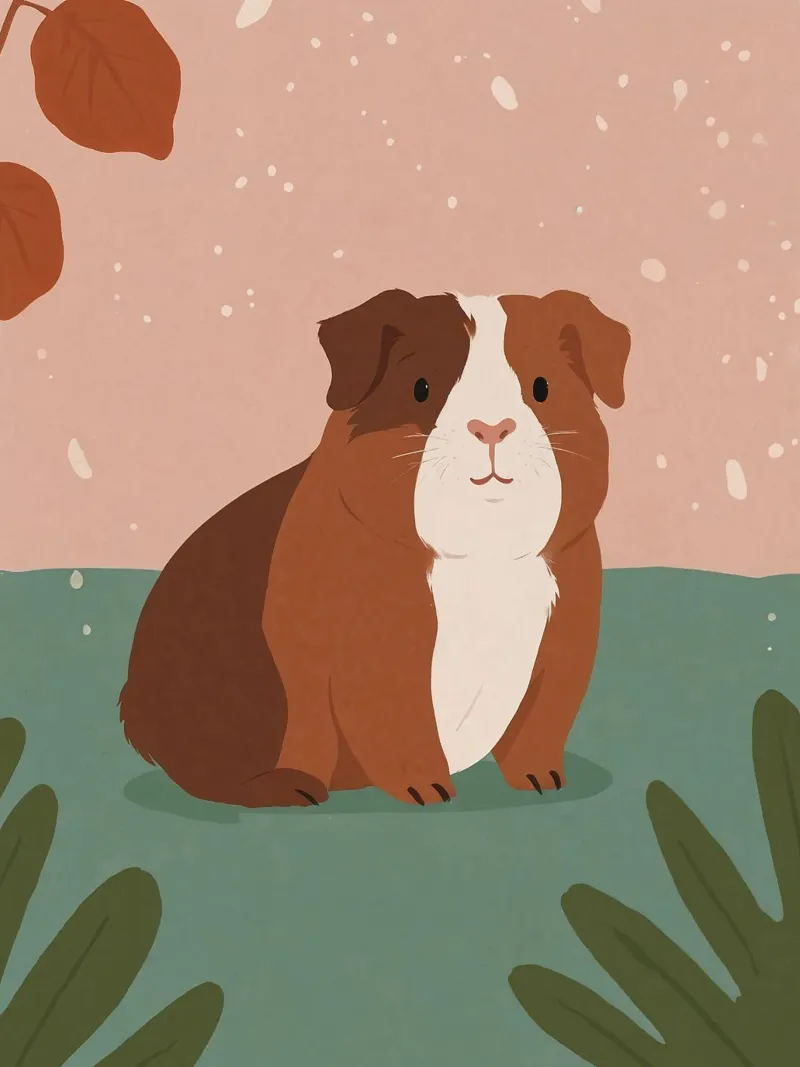 Friendly Guinea Pig hahnemühle by SnoopyAnimals