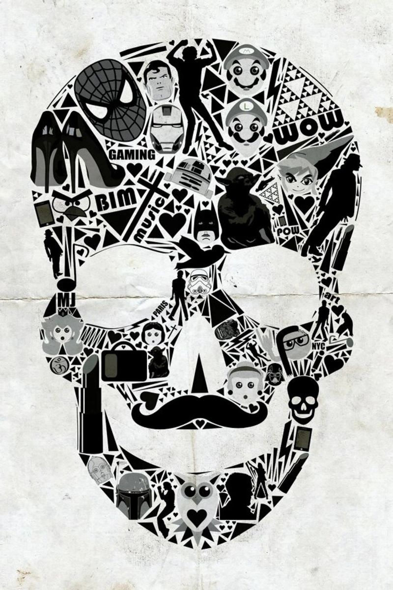 My Skull pellicola backlit da AS Art