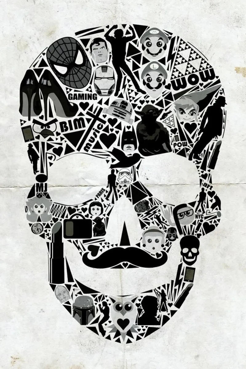 My Skull pellicola backlit da AS Art