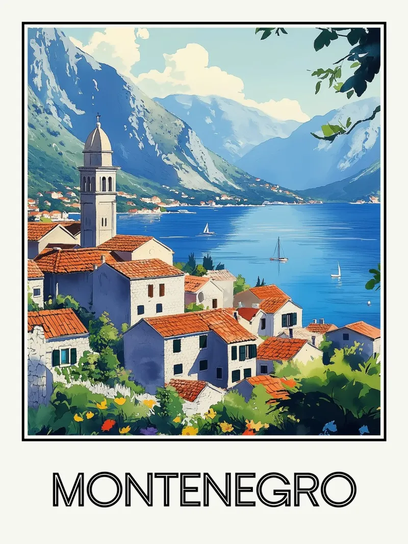 Montenegro poster da Frame the World