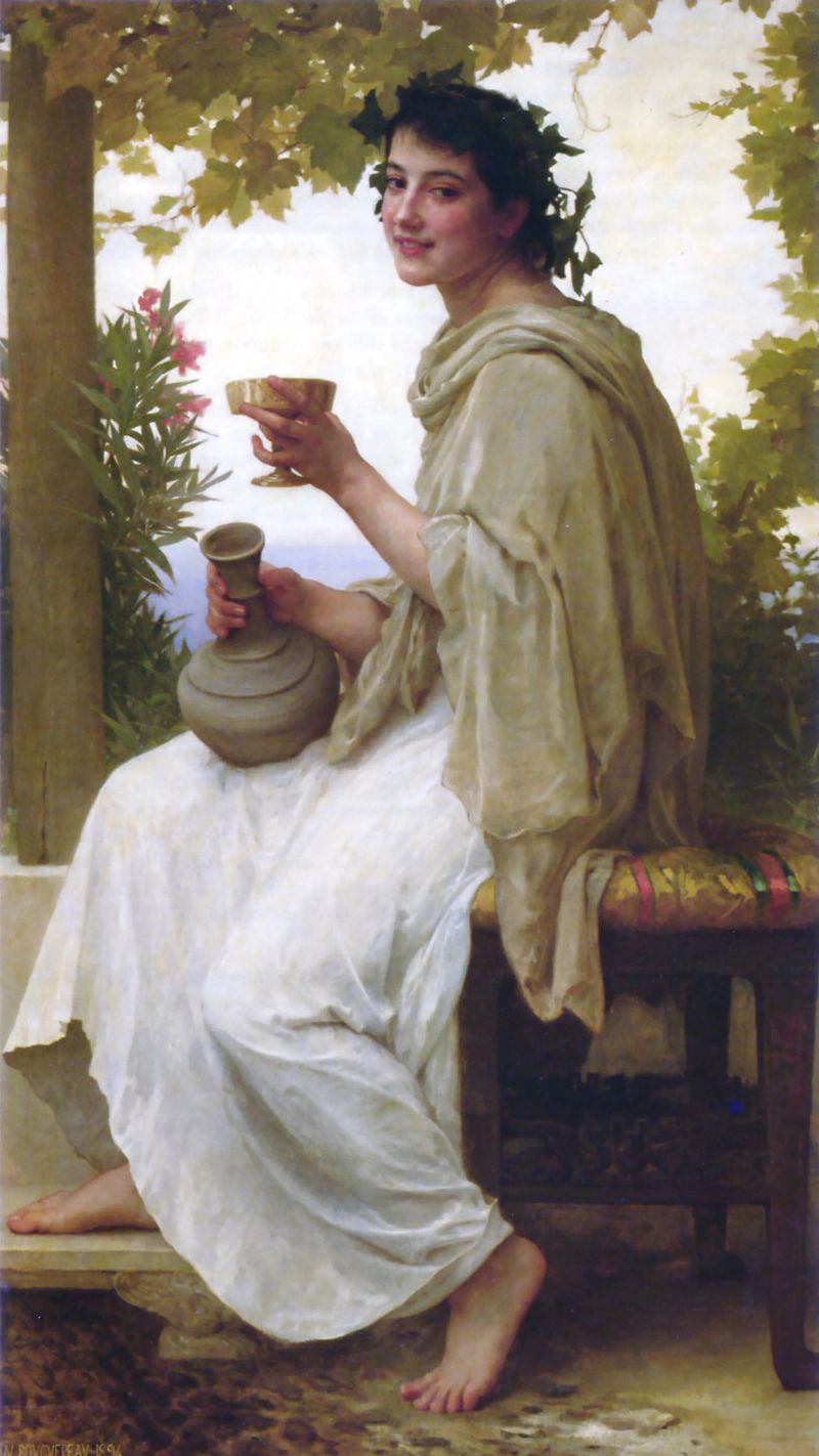 William-Adolphe Bouguereau - Baccante poster da Timeless Artworks