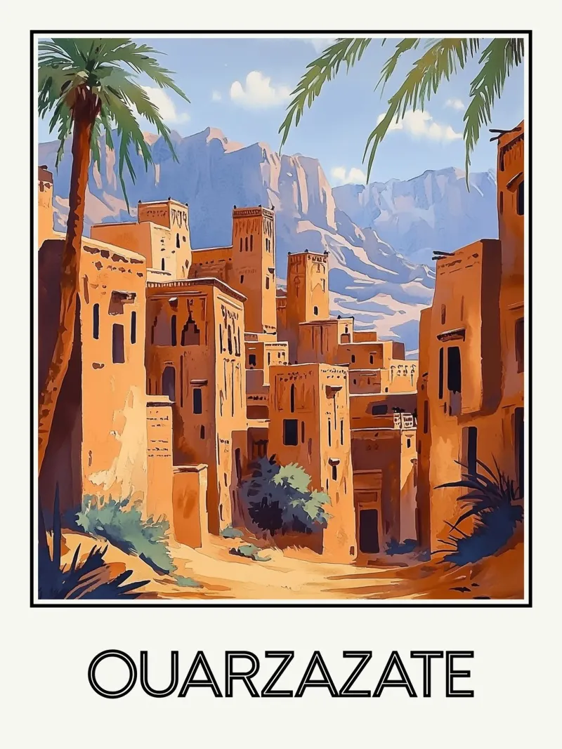 Ouarzazate poster da Frame the World