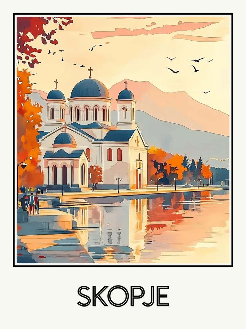 Skopje poster da Frame the World