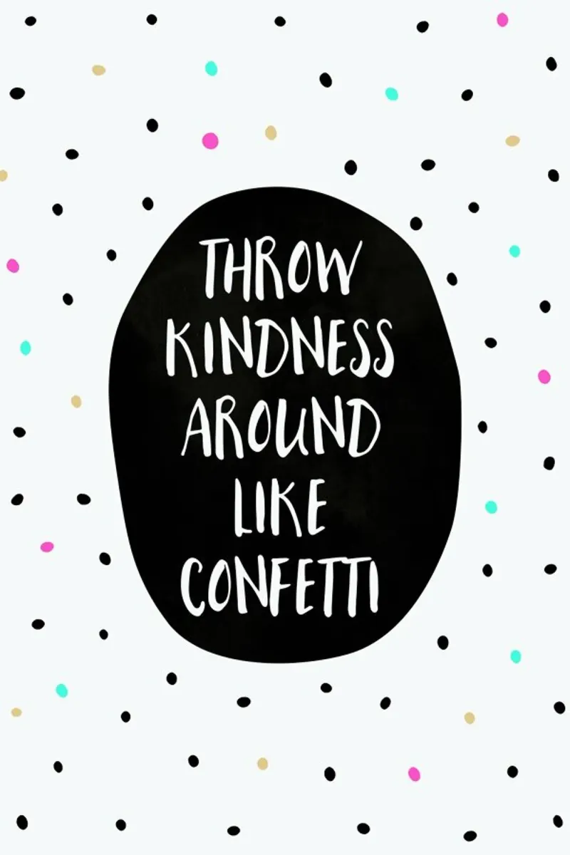Throw Kindness pellicola backlit da Elisabeth Fredriksson
