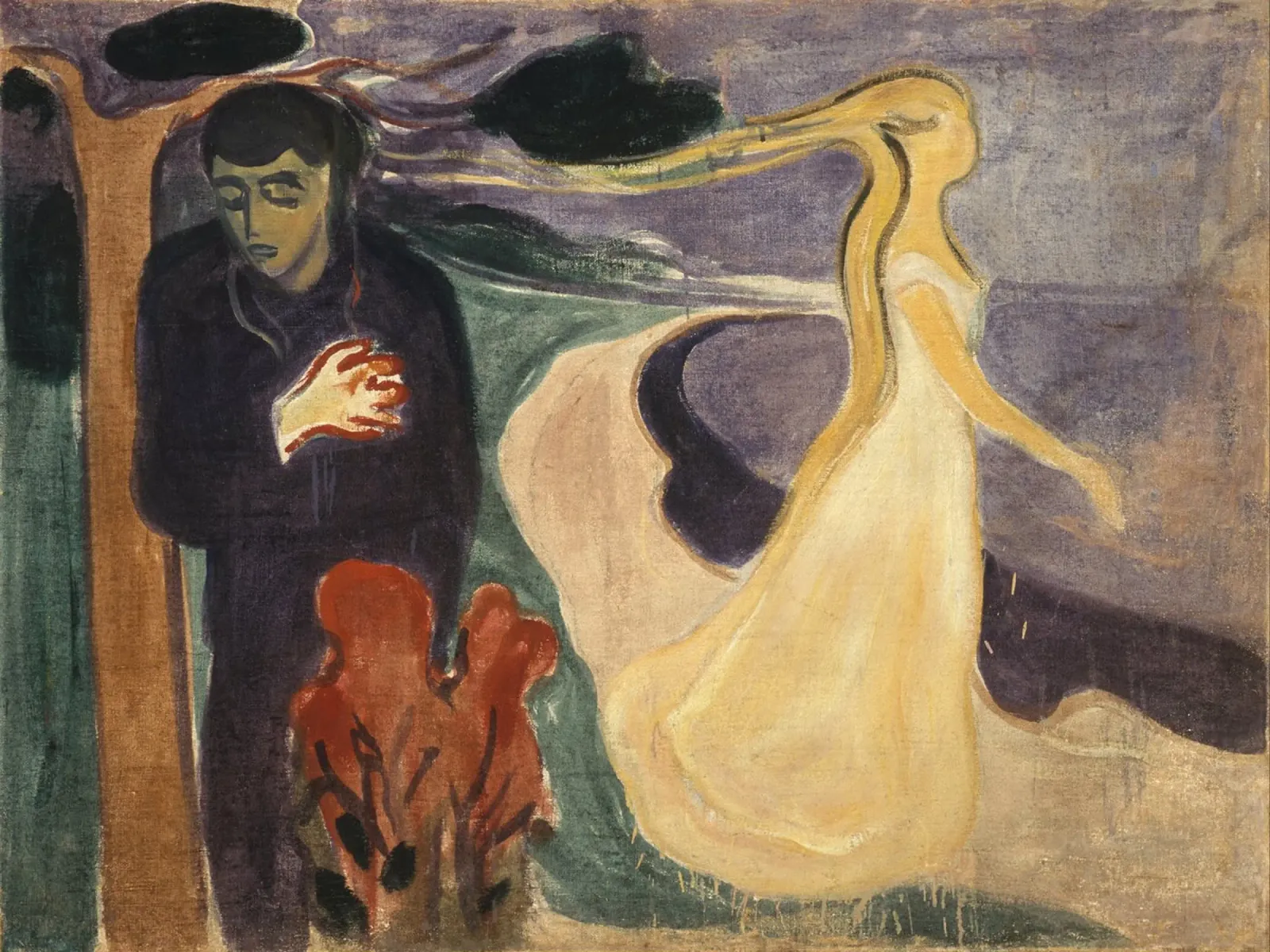 Edvard Munch - Separazione pellicola backlit da Timeless Artworks