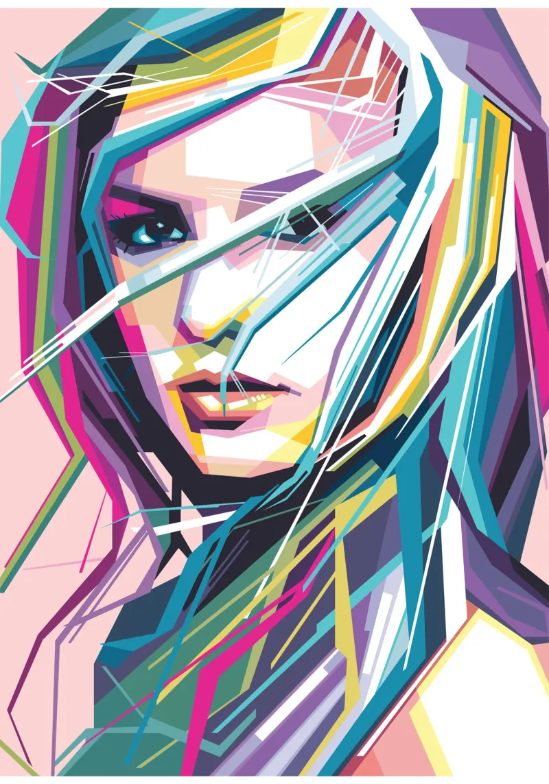 Princess of Pop fanart trending now canvas by Alkahfsmart