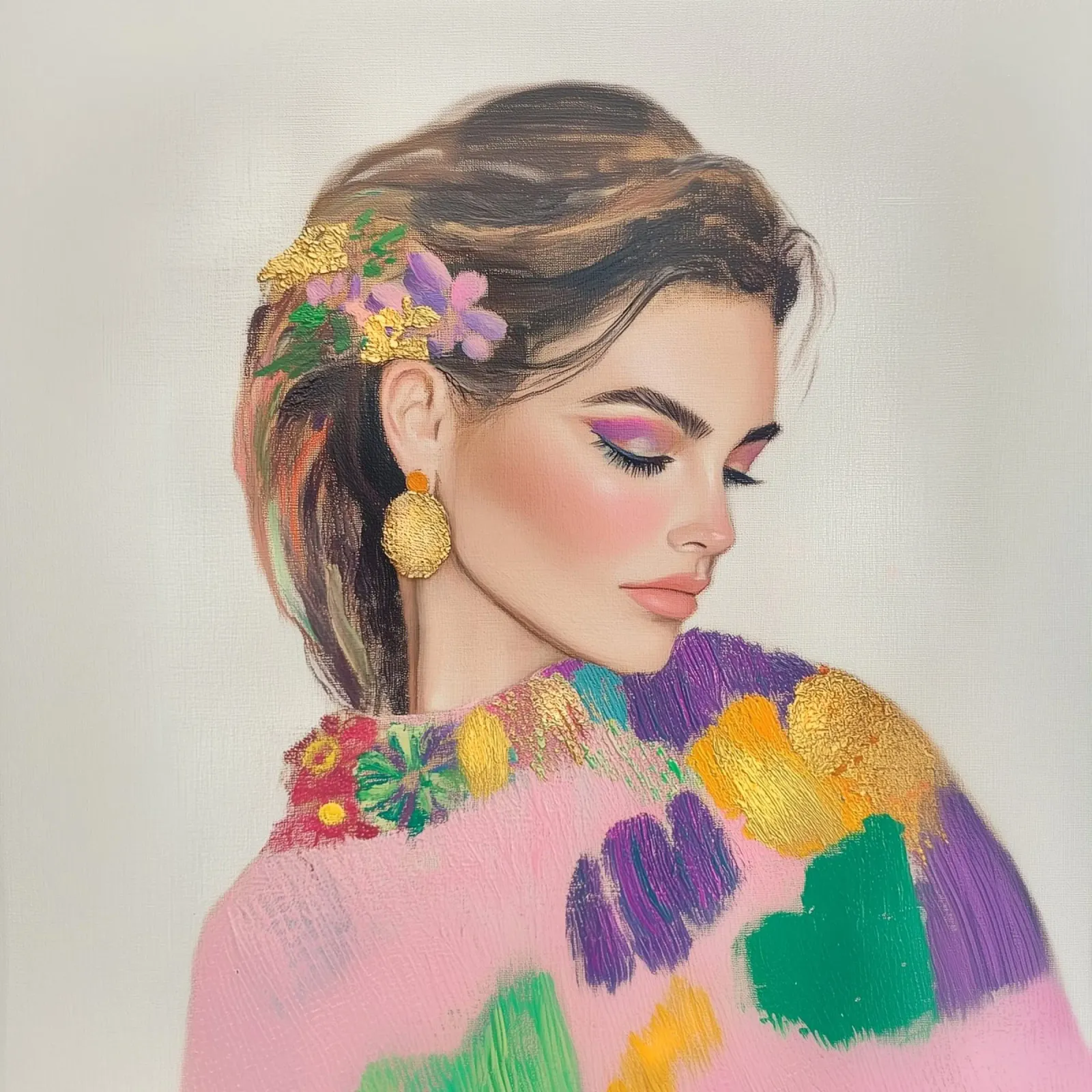 Chloé Weibliche Eleganz Poster von Carinaprint
