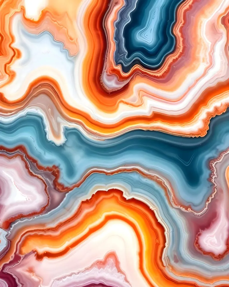 Serenity Agate canvas by 83oranges