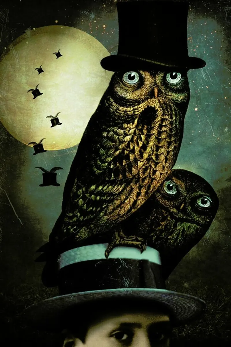 Watchout poster con telaio in legno da Catrin Welz-Stein
