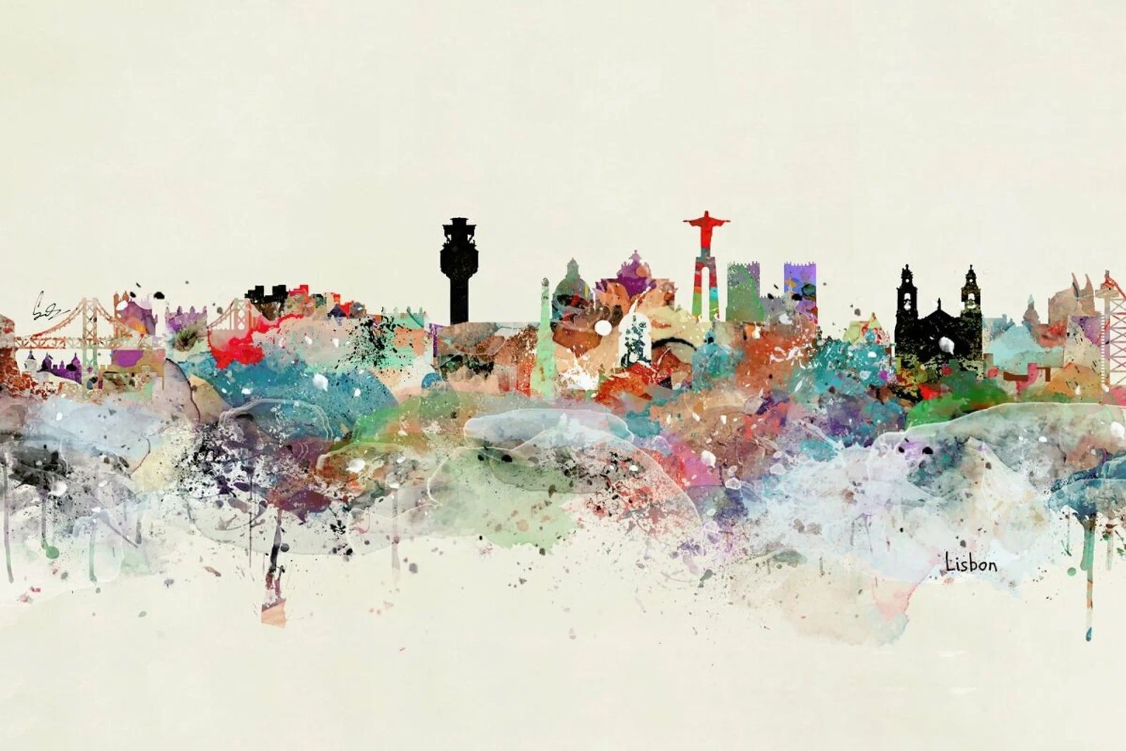 Lisbon poster de Brian Buckley