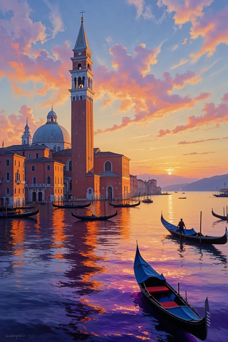Twilight Over Venice plexiglass da AlbertKlee