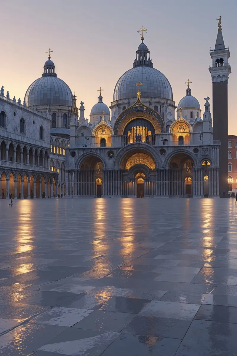 A Timeless View of St. Mark’s Basilica poster da AlbertKlee