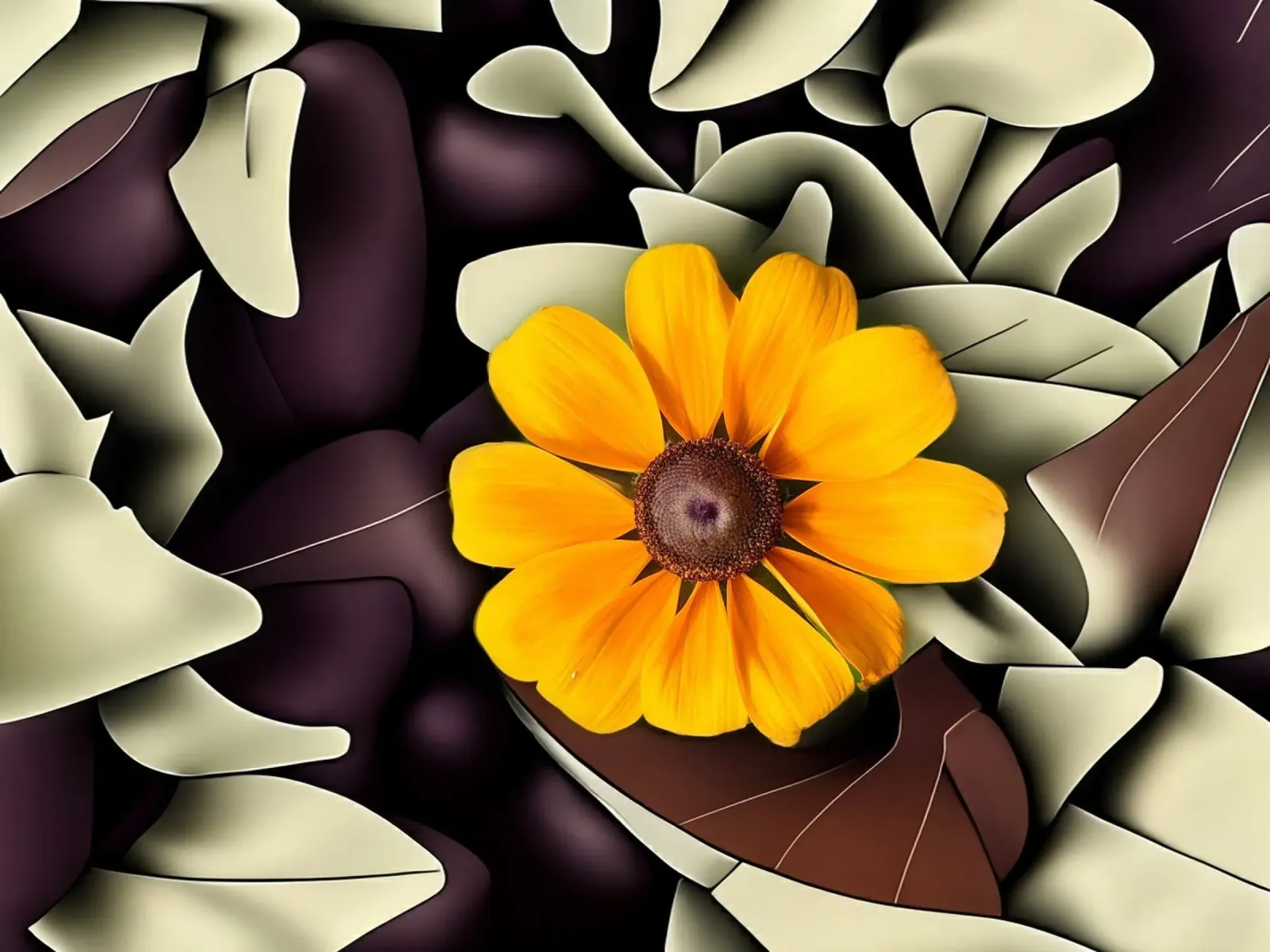 Blumen_1 pellicola backlit da Abstract Art by LK
