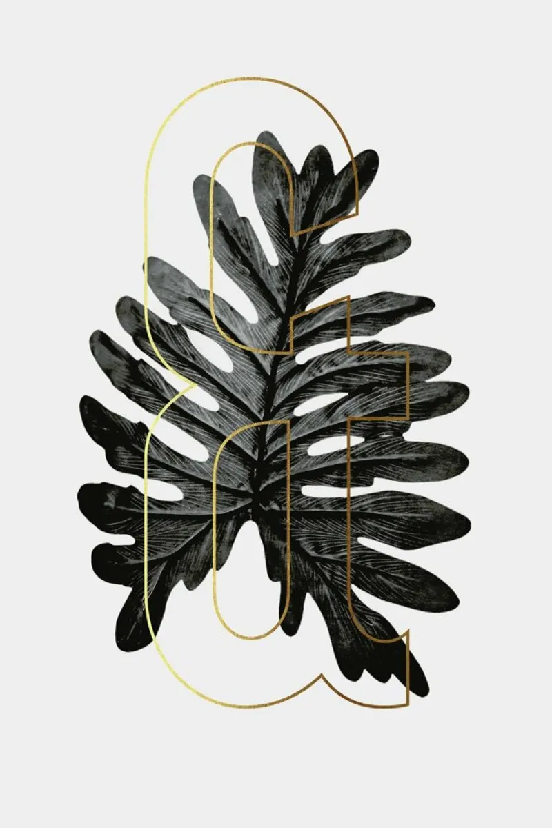 ABC Plants - & poster con telaio in alluminio da typealive